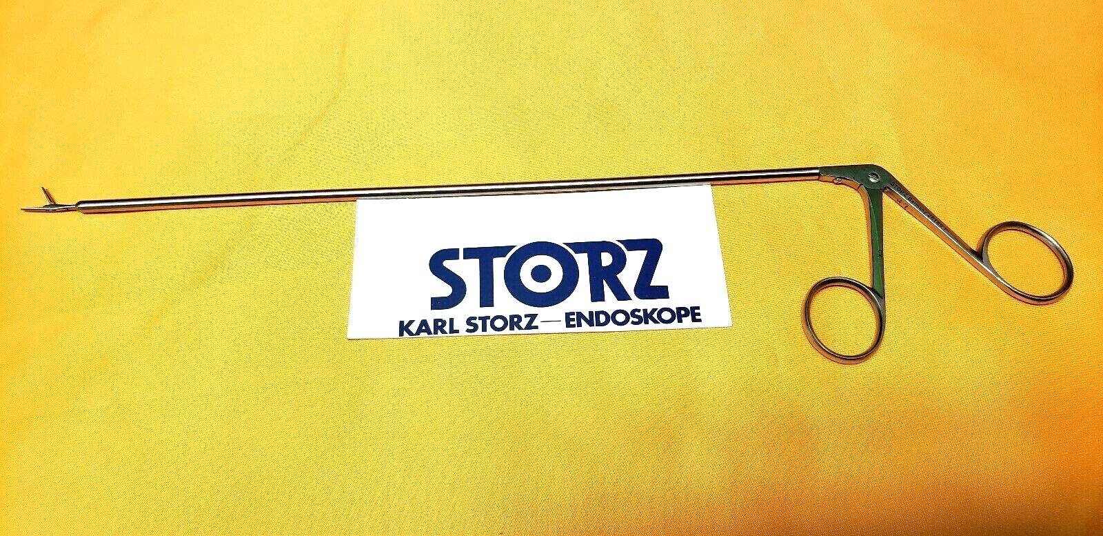 Karl Storz Surgical Micro Grasping Forceps, 5mm x 33cm, Serrated Jaws
