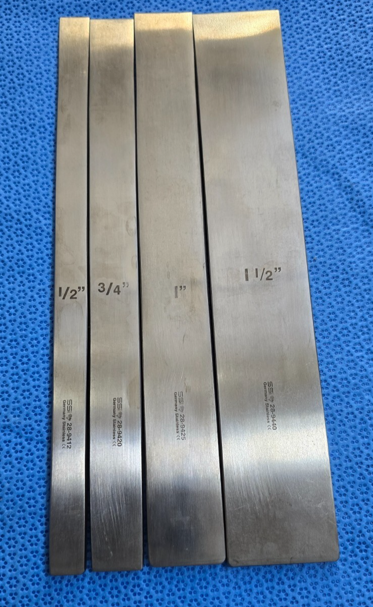 SSi 28-9412 Surgical Orthopedic Lambotte Osteotome Set 1/2",3/4",1",1 1/2"