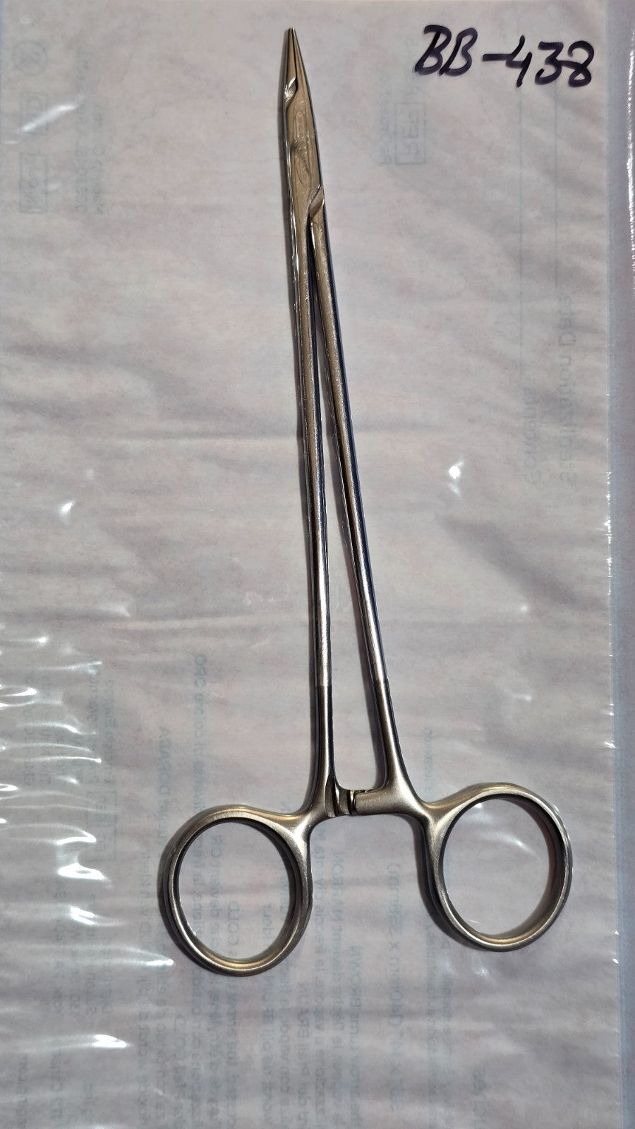 SCANLAN 6006-32 Surgical Diamond Dust Micro Needle Holder, Straight 7.25"