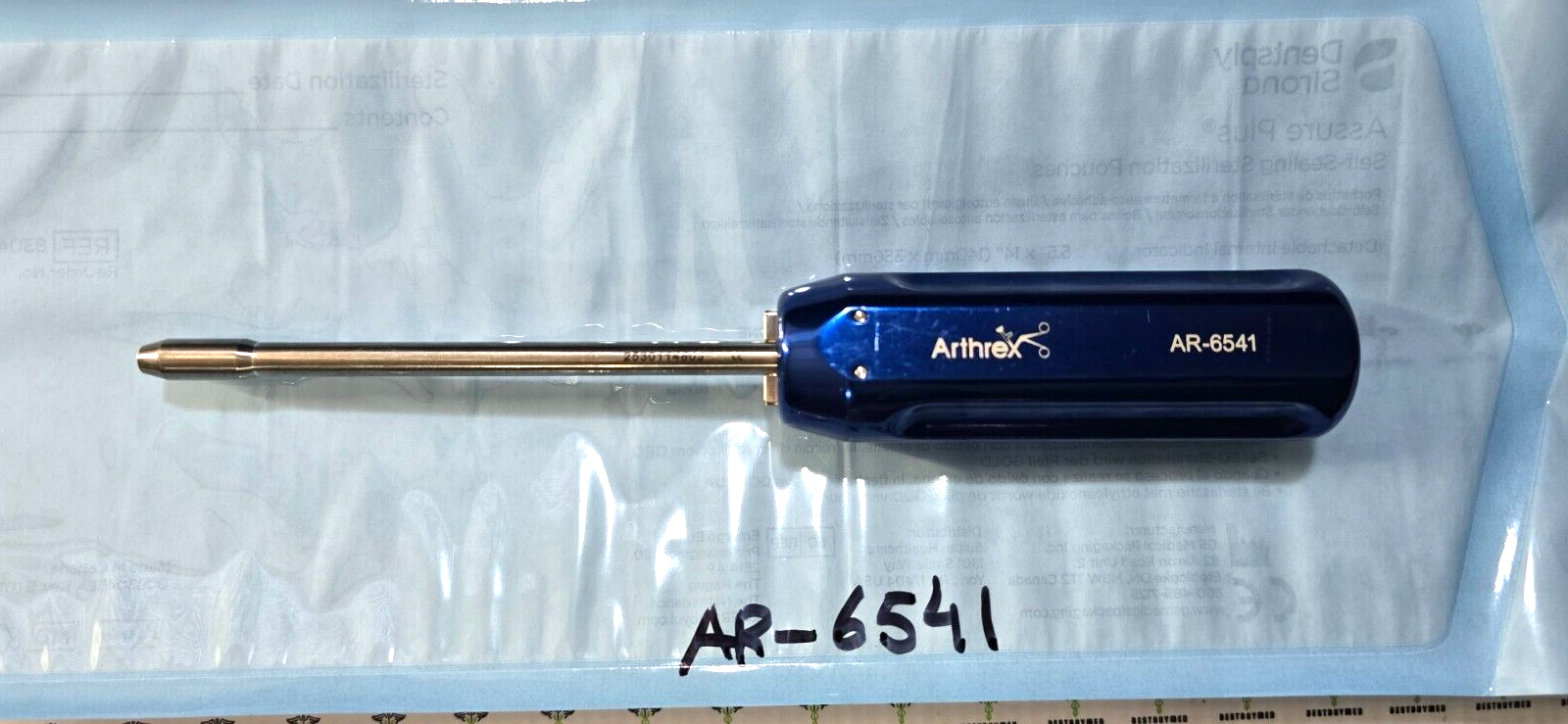 Arthrex Surgical Reusable Obturator Blue handle REF: AR-6541