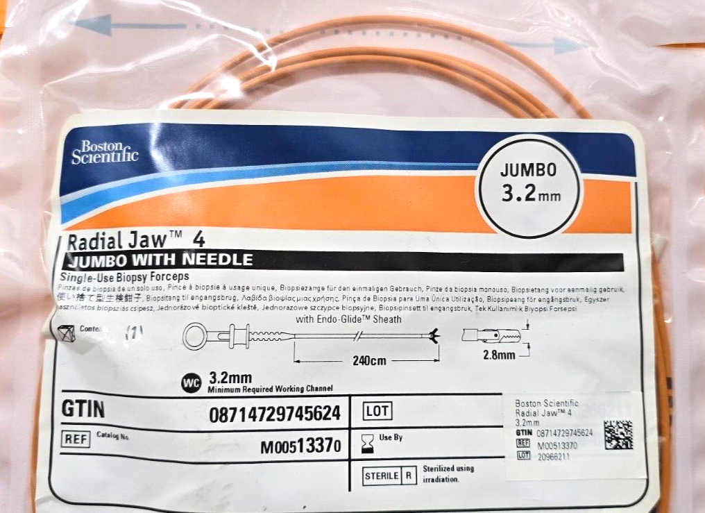 Boston Scientific Biopsy Forceps Radial Jaw 3.2mm x 240mm