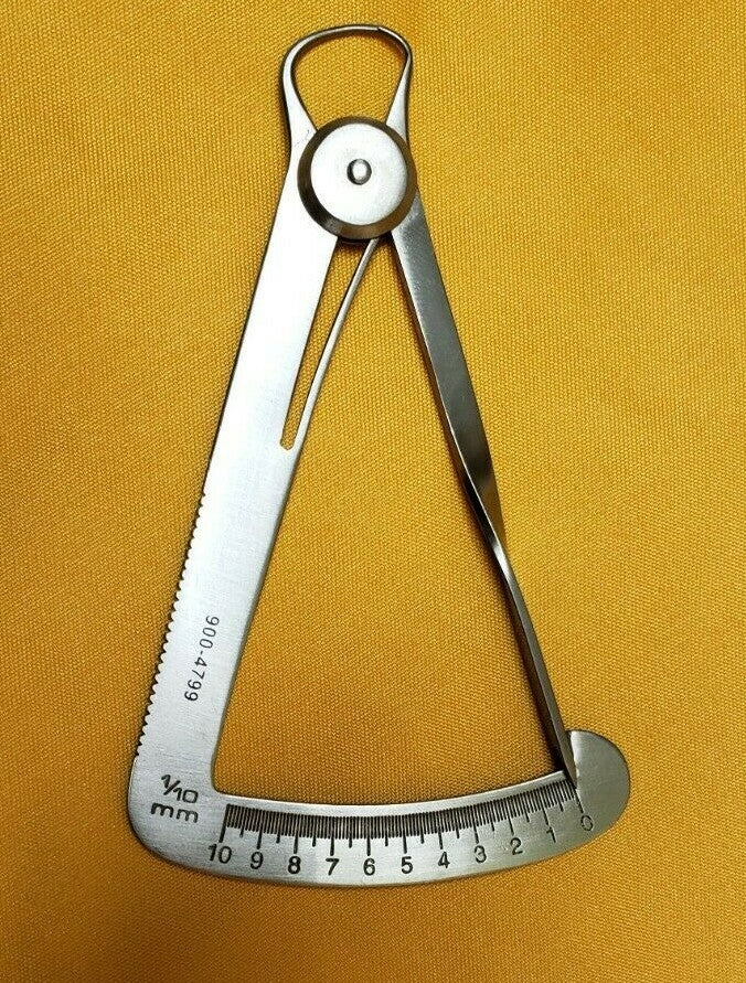 Henry Schein 100-3453 Surgical Dental IWANSON Spring Caliper 0-10mm Range
