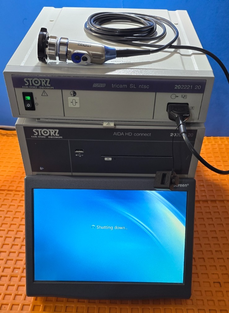 Karl Storz tricam 20221140 Camera, Processor 20222120, AIDA HD Connect 20205520