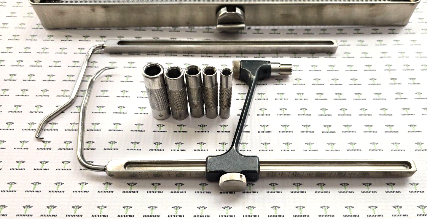 Acufex Surgical Orthopedic ACL Anterior Aimer Set with handle & Tray