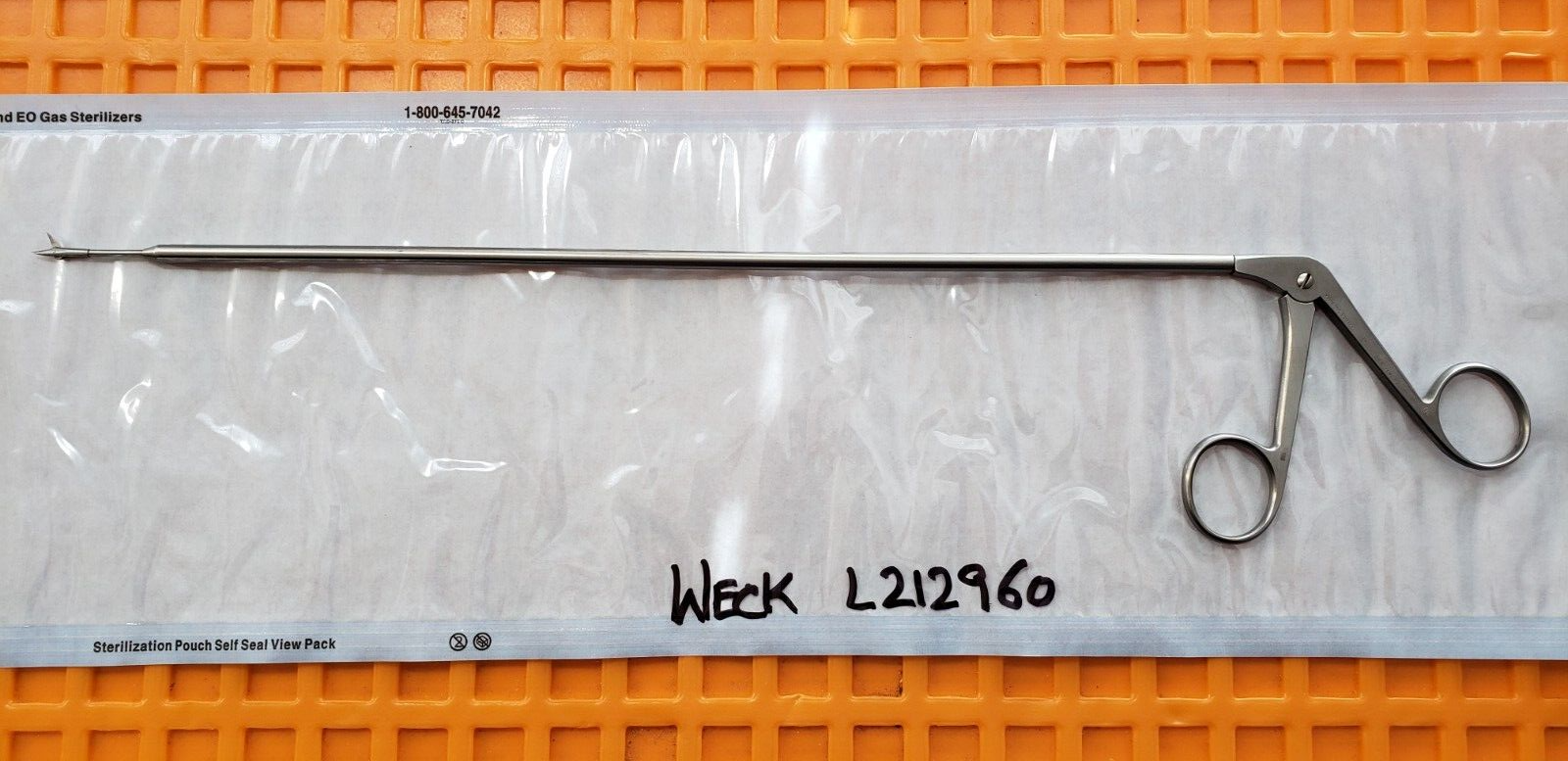 WECK L212960 Laparoscopic Micro Scissors 5mm x 32cm Straight Single Action