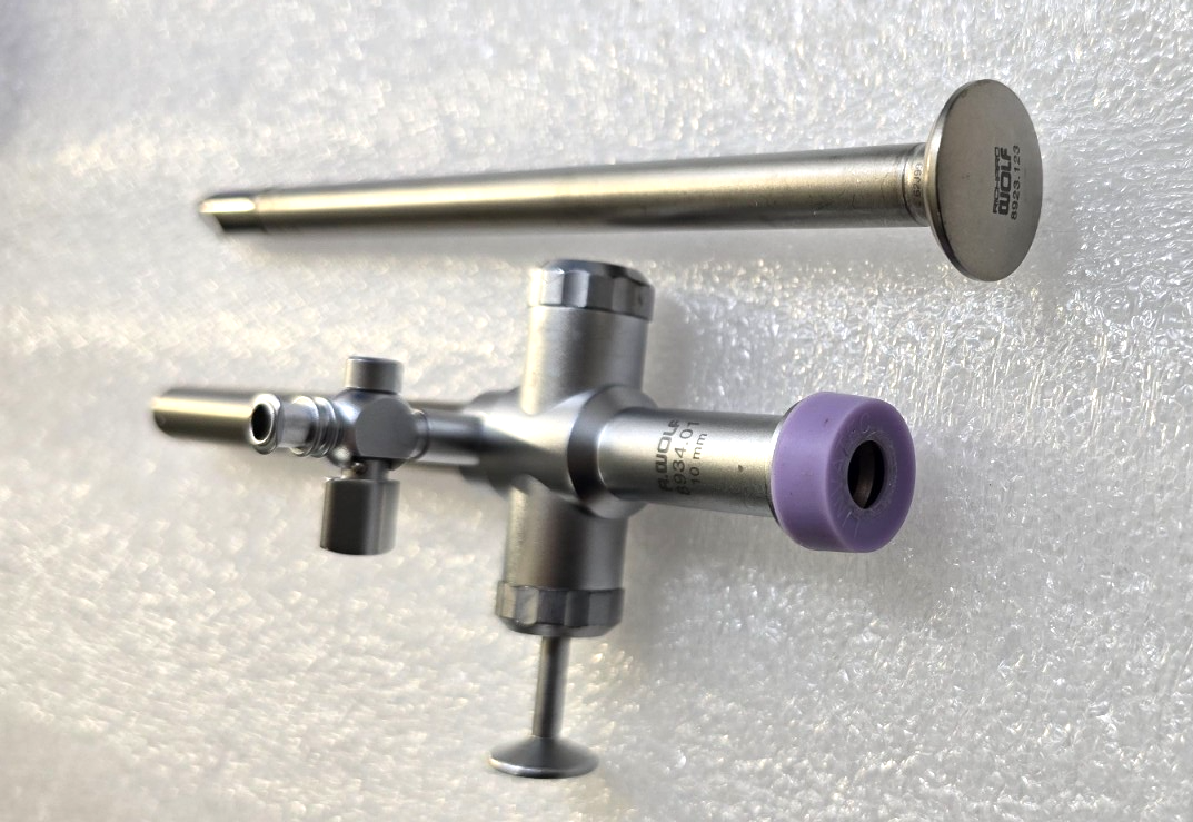 R.Wolf Laparoscopy Endo Tip Cannula 10mm Trocar with pyramid Tip