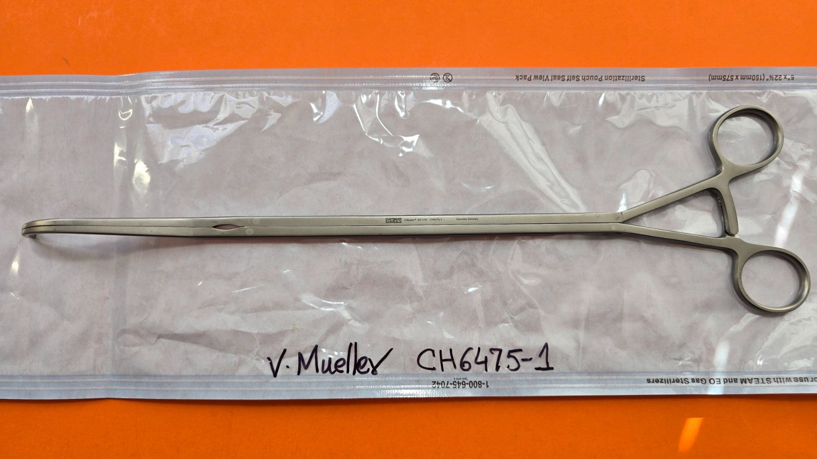 V.Mueller CH 6475-1 Surgical Debakey Vascular Clamp 14" Curved/ snowden Pencer