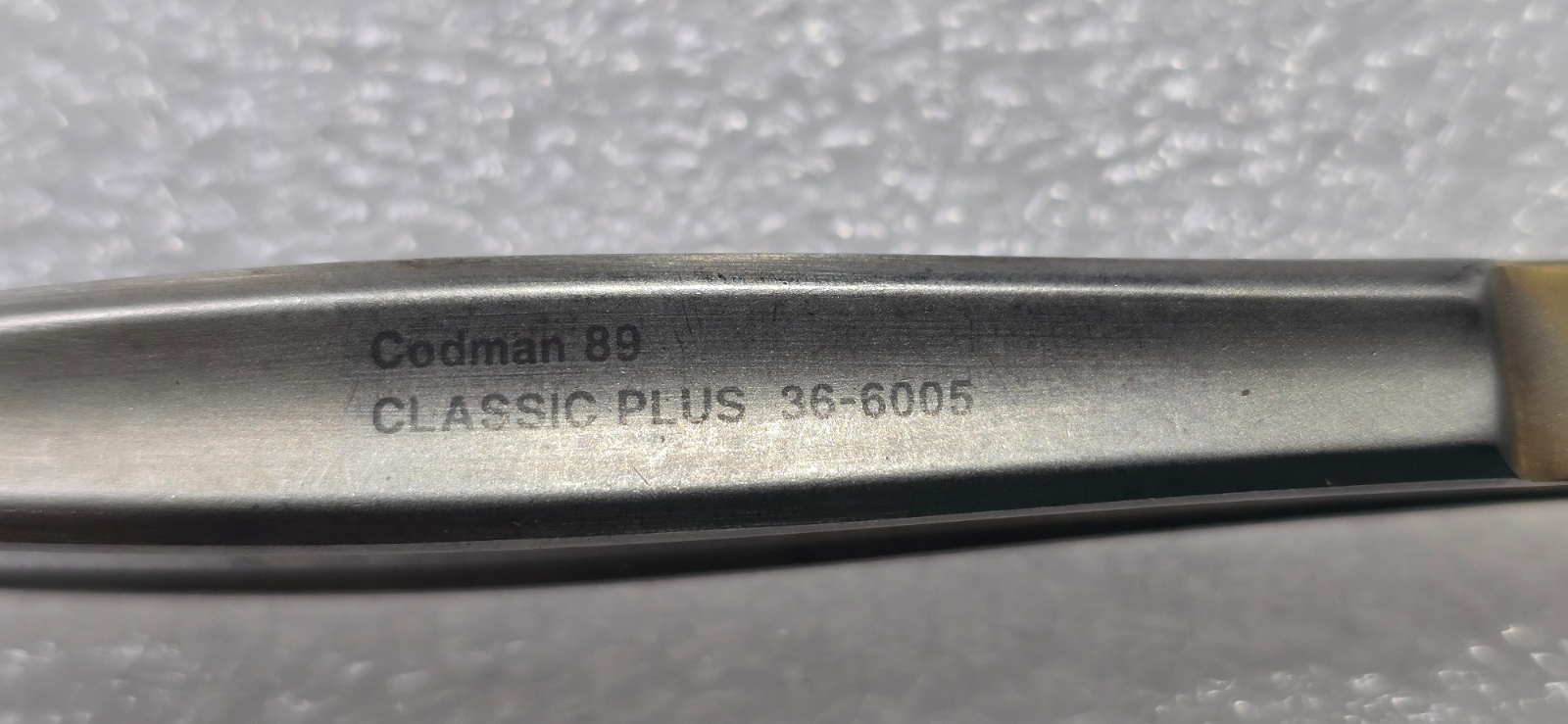 Codman 36-6005 Surgical Cushing Tissue Forceps 7" Carb Bite Tip