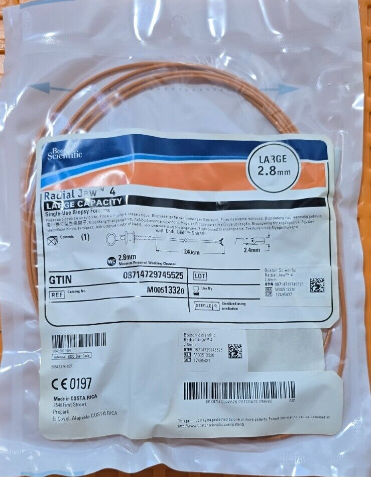 Boston Scientific Biopsy Forceps Radial Jaw Large 2.8mm x 240mm
