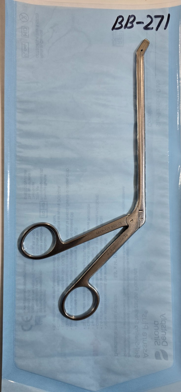 Symmetry Surgical 53-1196 Cushing Rongeur 6" UP 2mm x 10mm