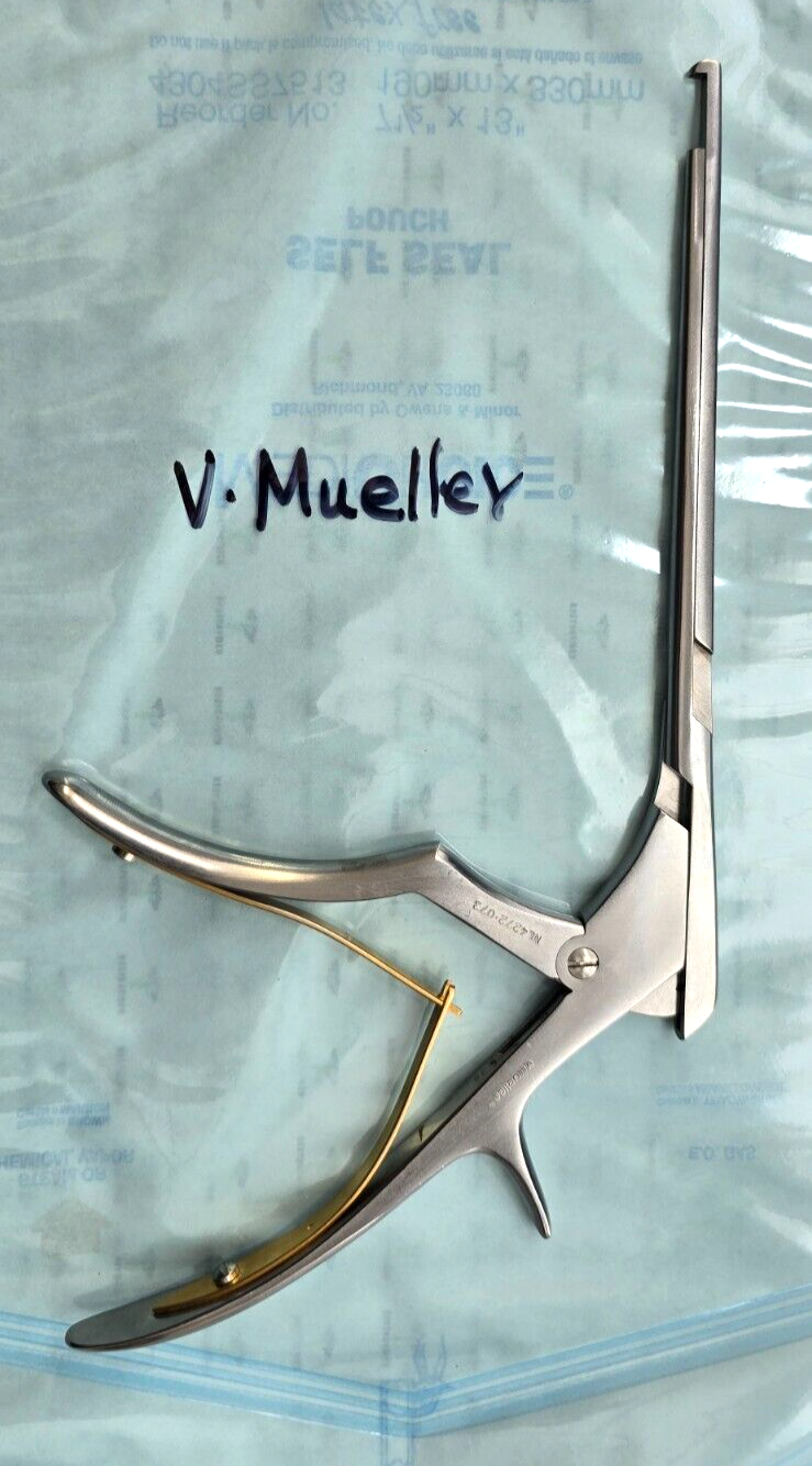 V.Mueller 4272-073 Orthopedic Spine Kerrison Rongeurs 7" shaft 2mm 90* Down Bite