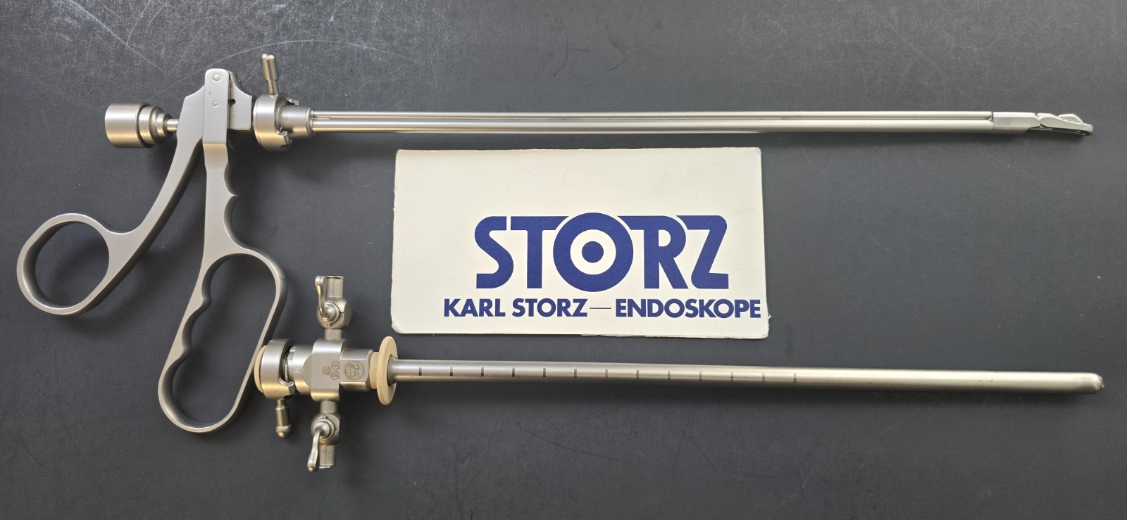 Karl Storz 27026 AA Sheath Set 25 Fr & Grasping Forceps Single Action Jaws.