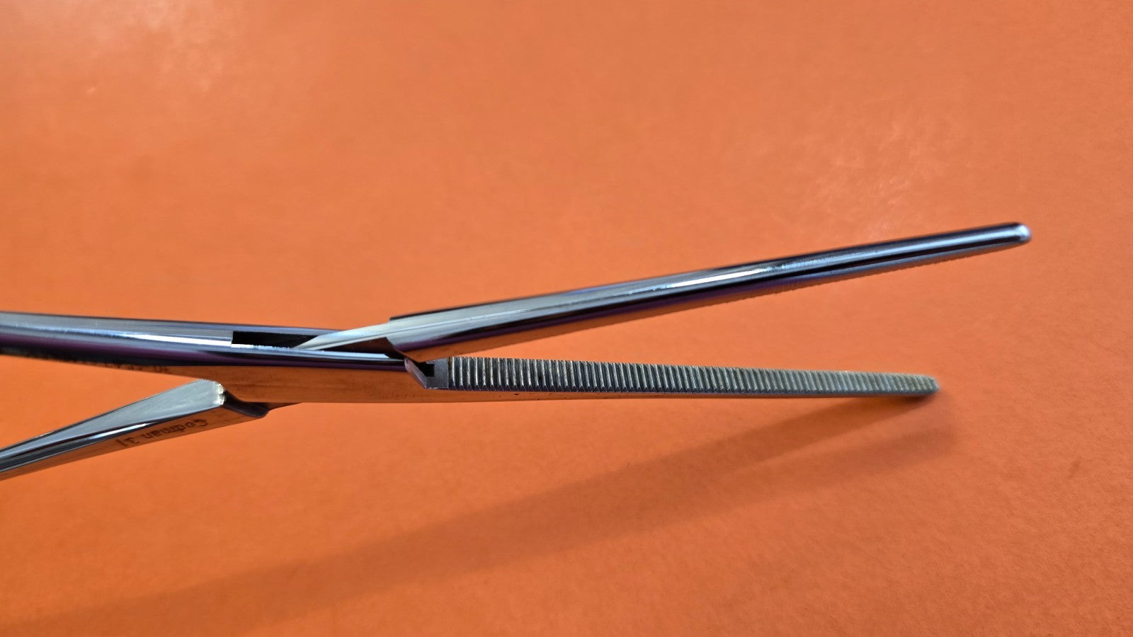 Codman 30-4563 Surgical Pean Forceps 9" Straight Serrated Jaws