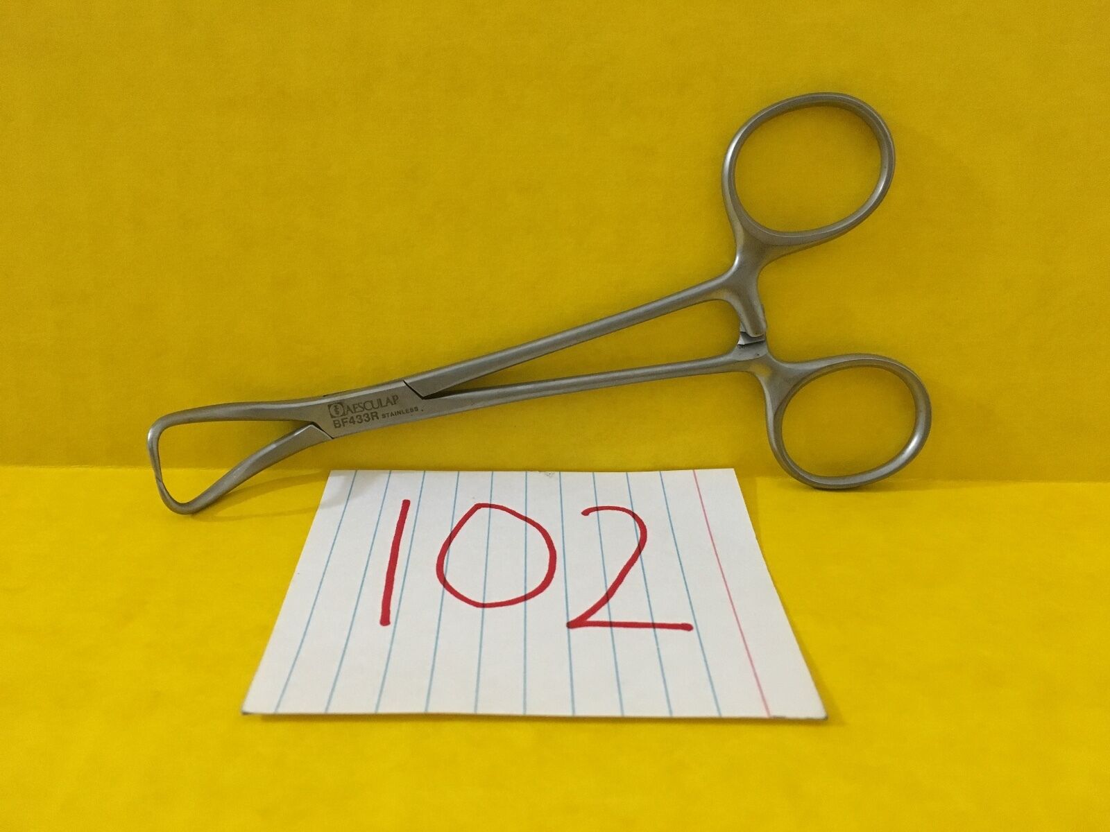 Aesculap Surgical Backhaus Curved Towel Clamp REF: BF433R