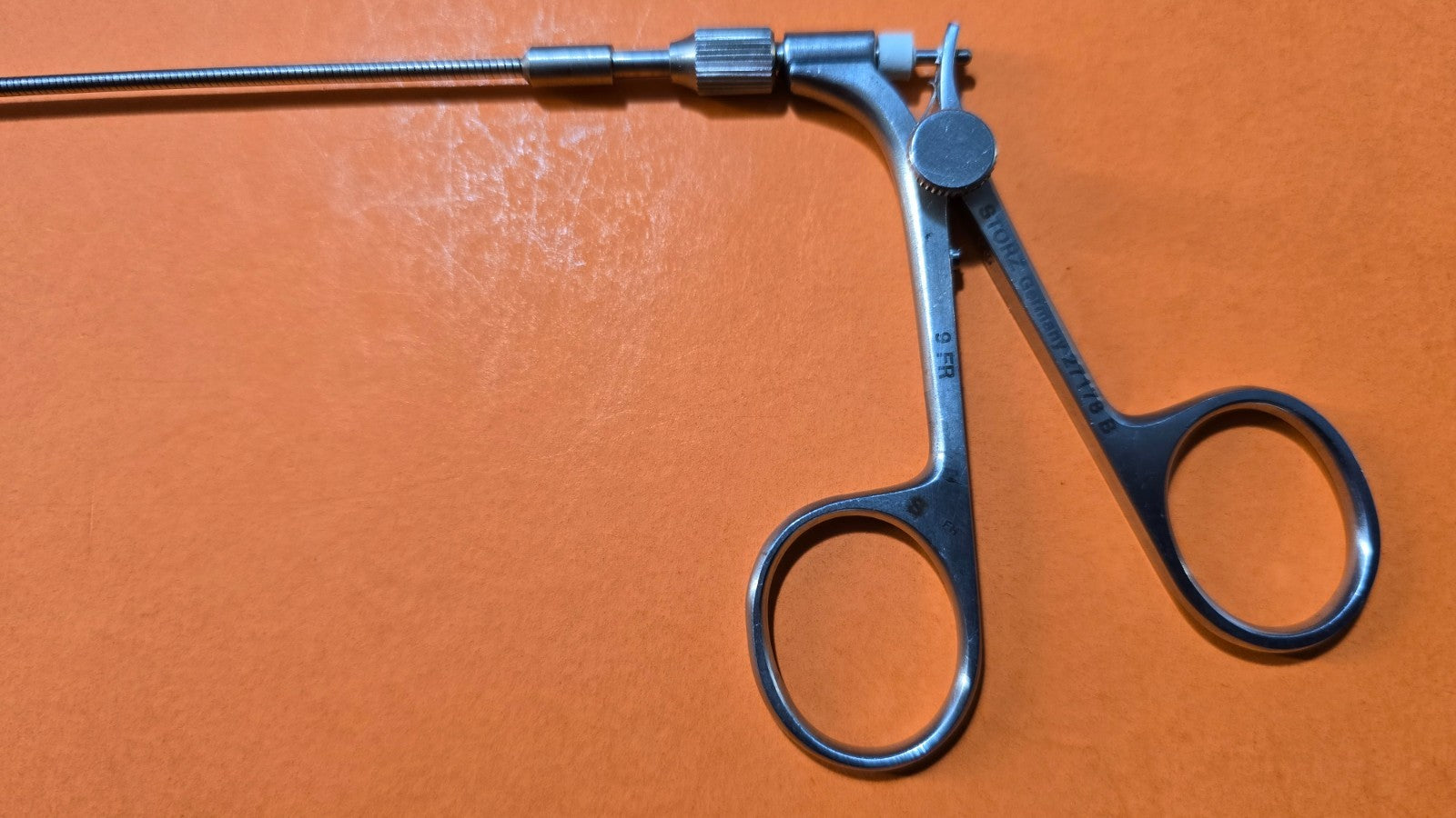 Karl Storz Laparoscopic Scissors 9Fr x 40cm Straight Jaws Single Action.