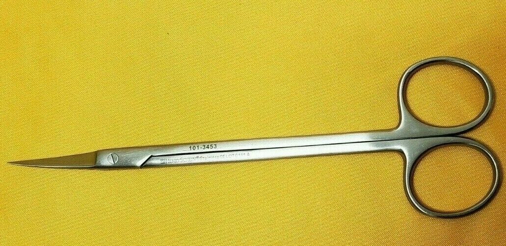 Henry Schein 101-3453 Surgical Dental Kelly Scissors Curved 6.25"
