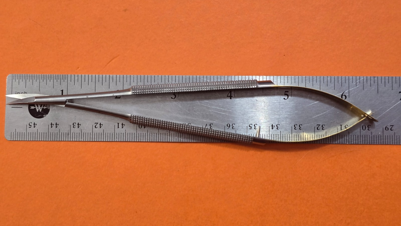 Turtle Surgical TC Micro Scissors 6.25" Curved Round handles (BB-599)