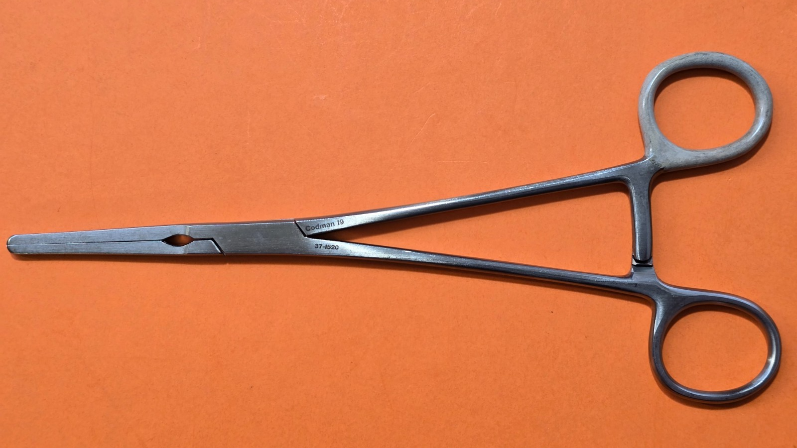 Codman 37-1520 Surgical Masterson Hysterectomy Clamp Straight 8.5"