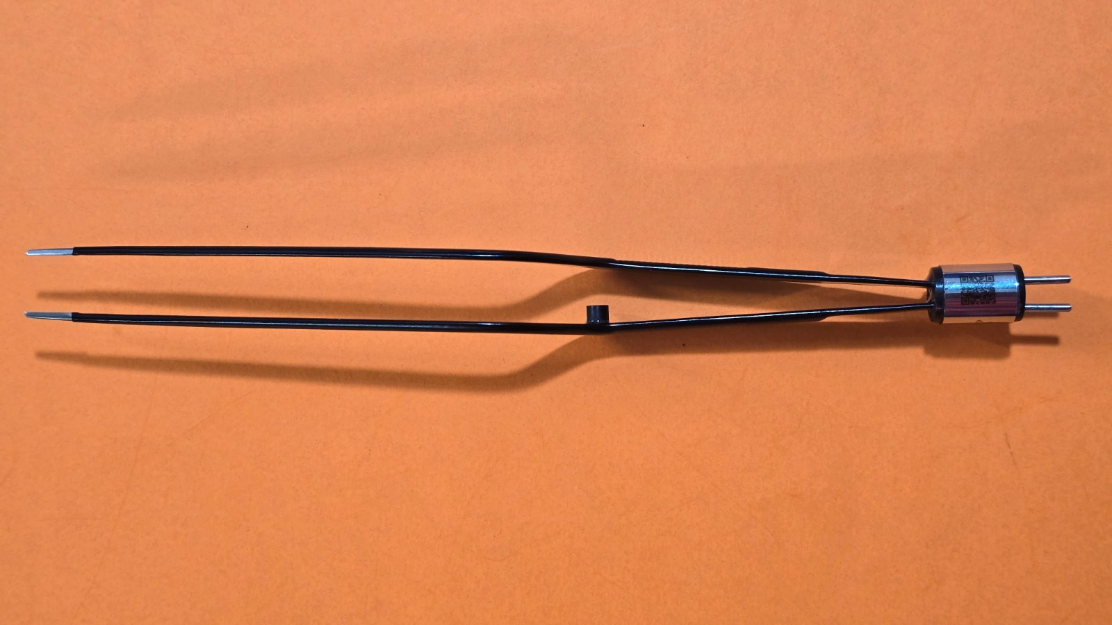 Turtle Bayonet Bipolar Forceps 8.5" Black Non Stick & Valleylab Bipolar Cord