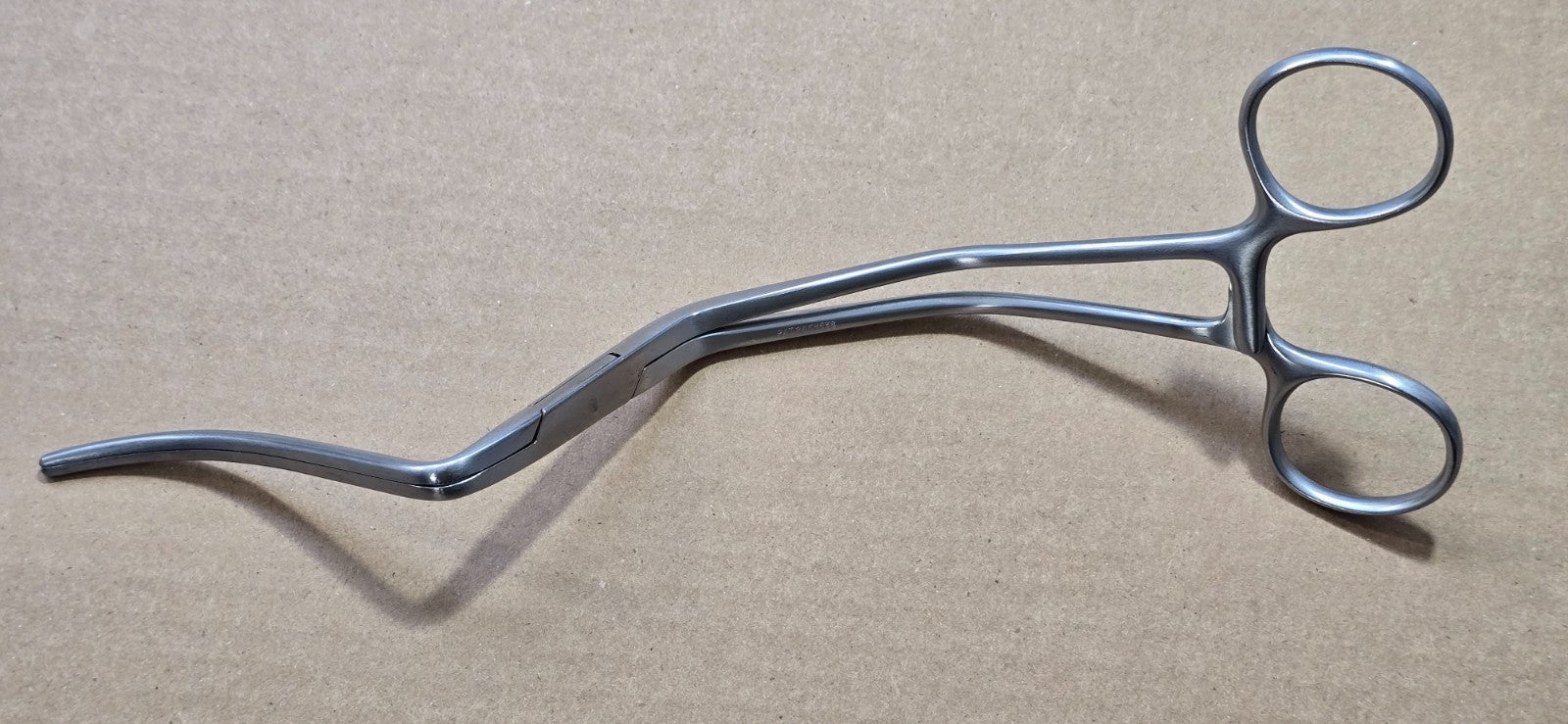 Pilling Surgical Debakey Aorta Clamp 9.5" Curved Shanks Angled Jaws