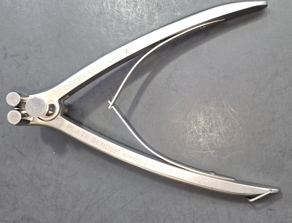Medtronic Orthopedic Plate Bender Double Action Ref: 8796071