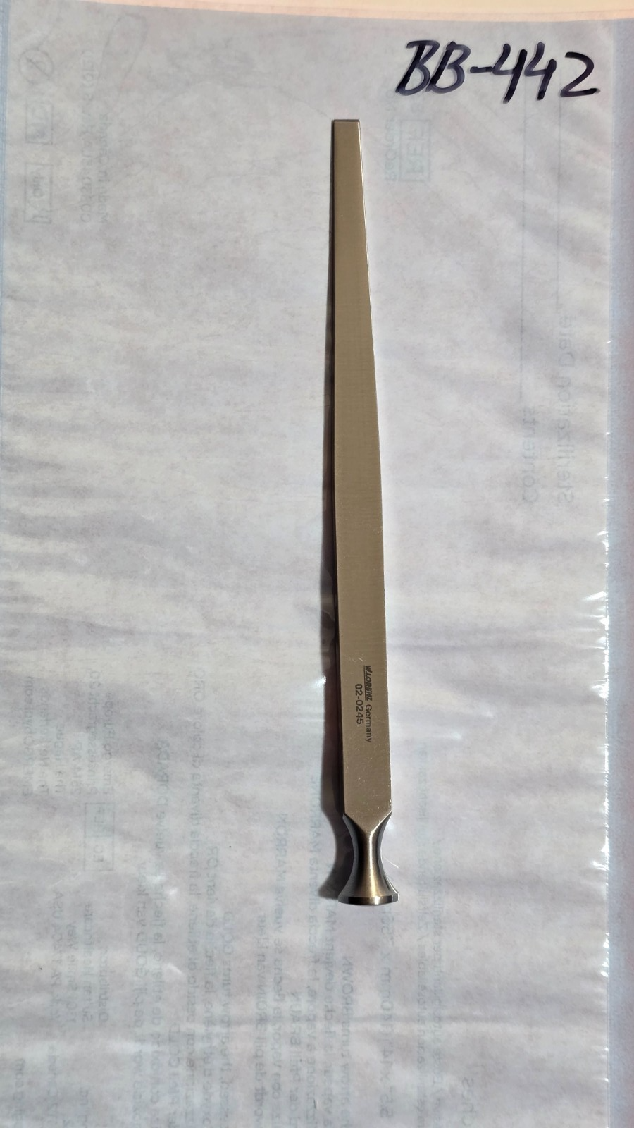W.Lorenz 02-0245 Surgical Orthopedic Osteotome 5mm x 3/16" Straight