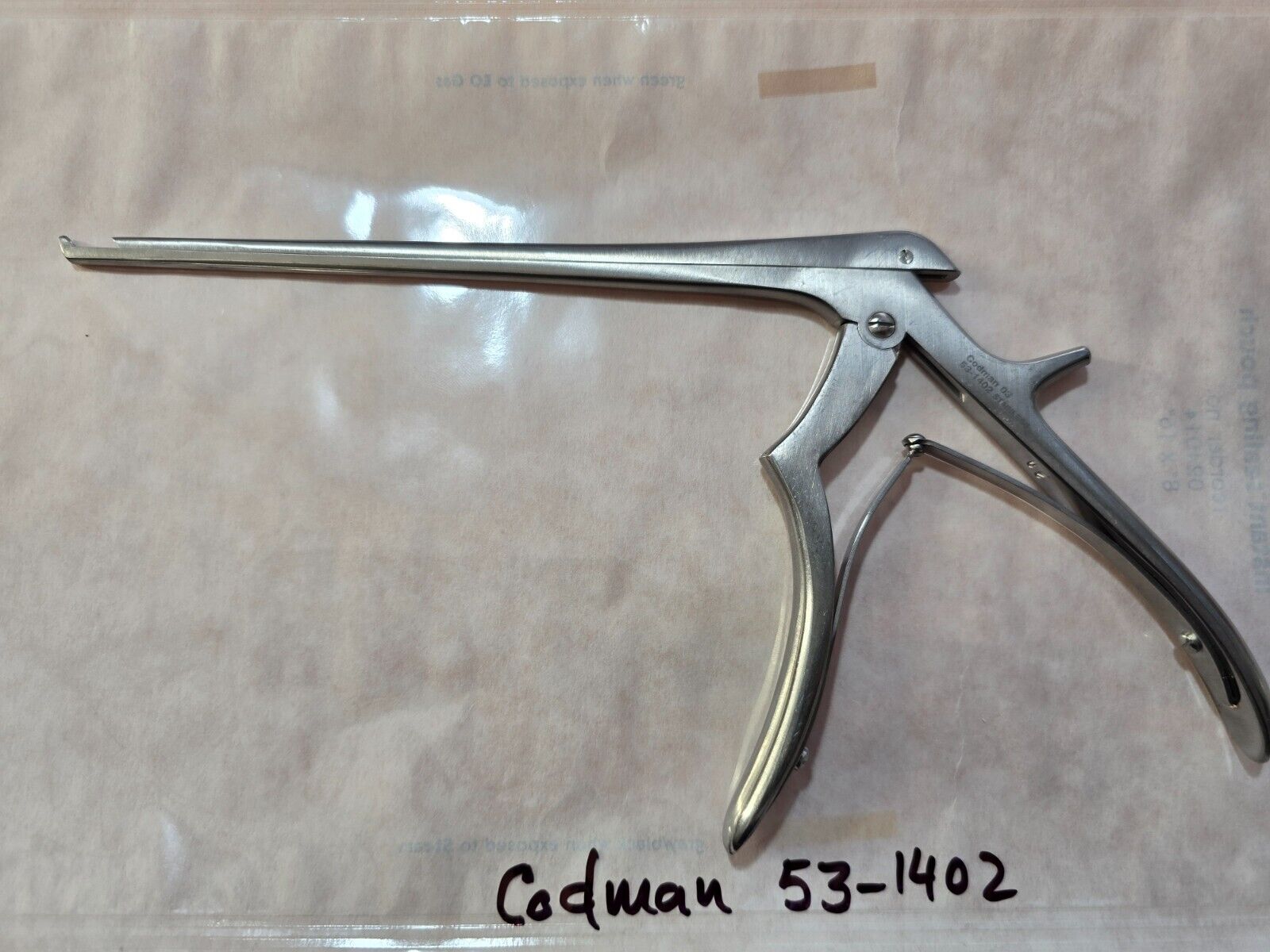Codman 53-1402 orthopedic Kerrison Rongeur 3mm 40 Degree