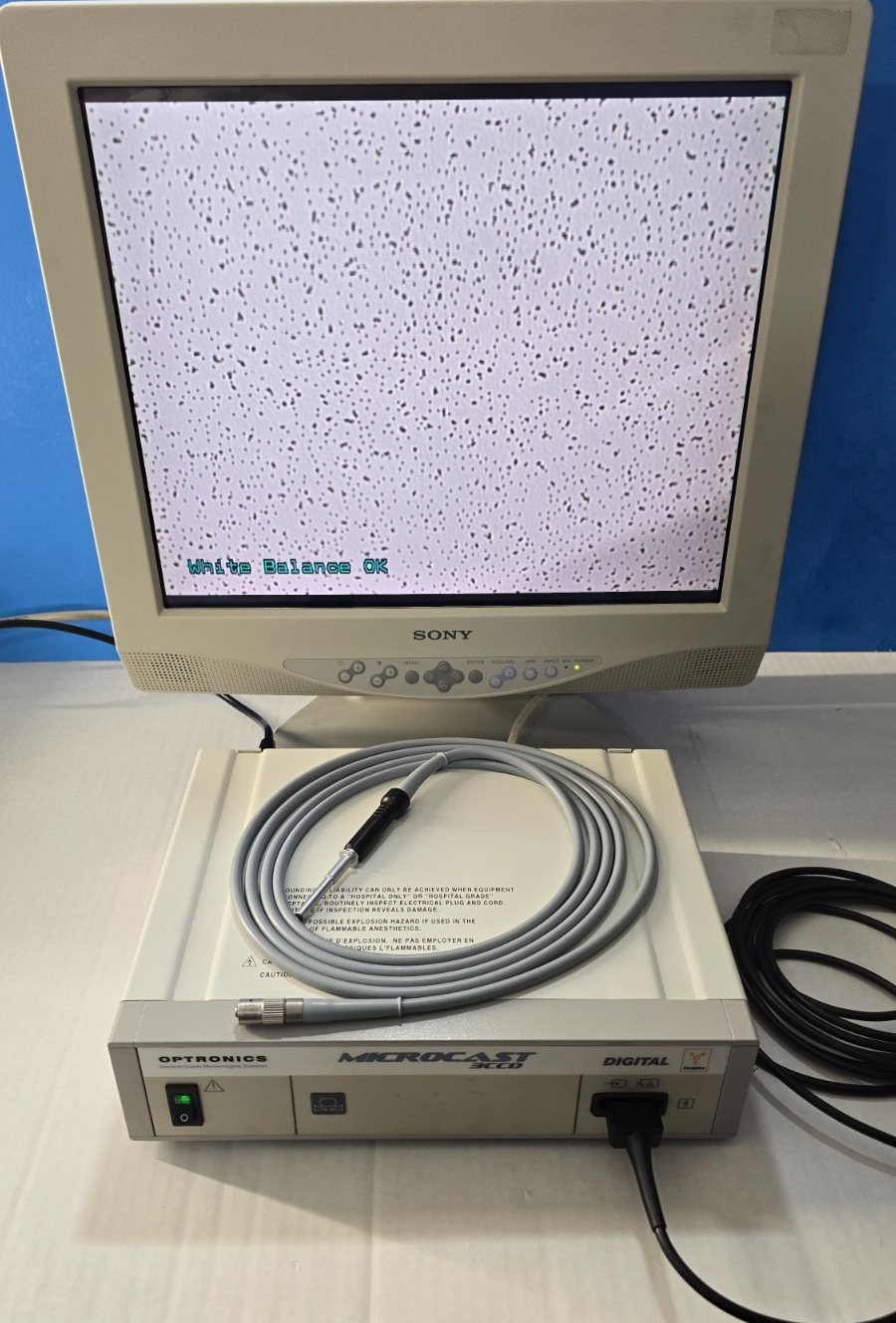 Microcast Tricam 3CCD Camera Olive Coupler Processor W Karl Storz 495 ND Cable