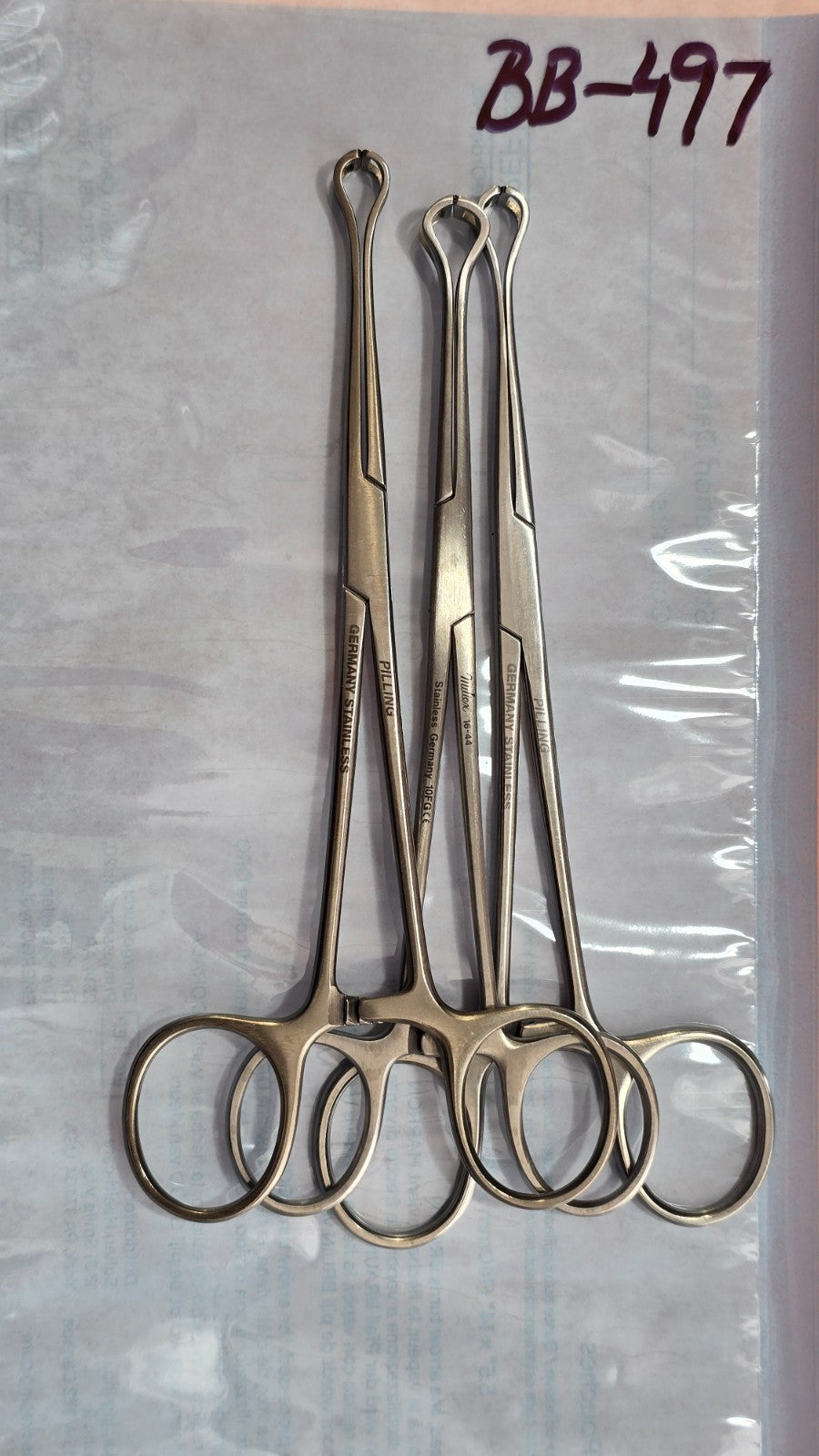 Pilling 18-3010 Surgical Babcock Tissue Forceps 6.5"