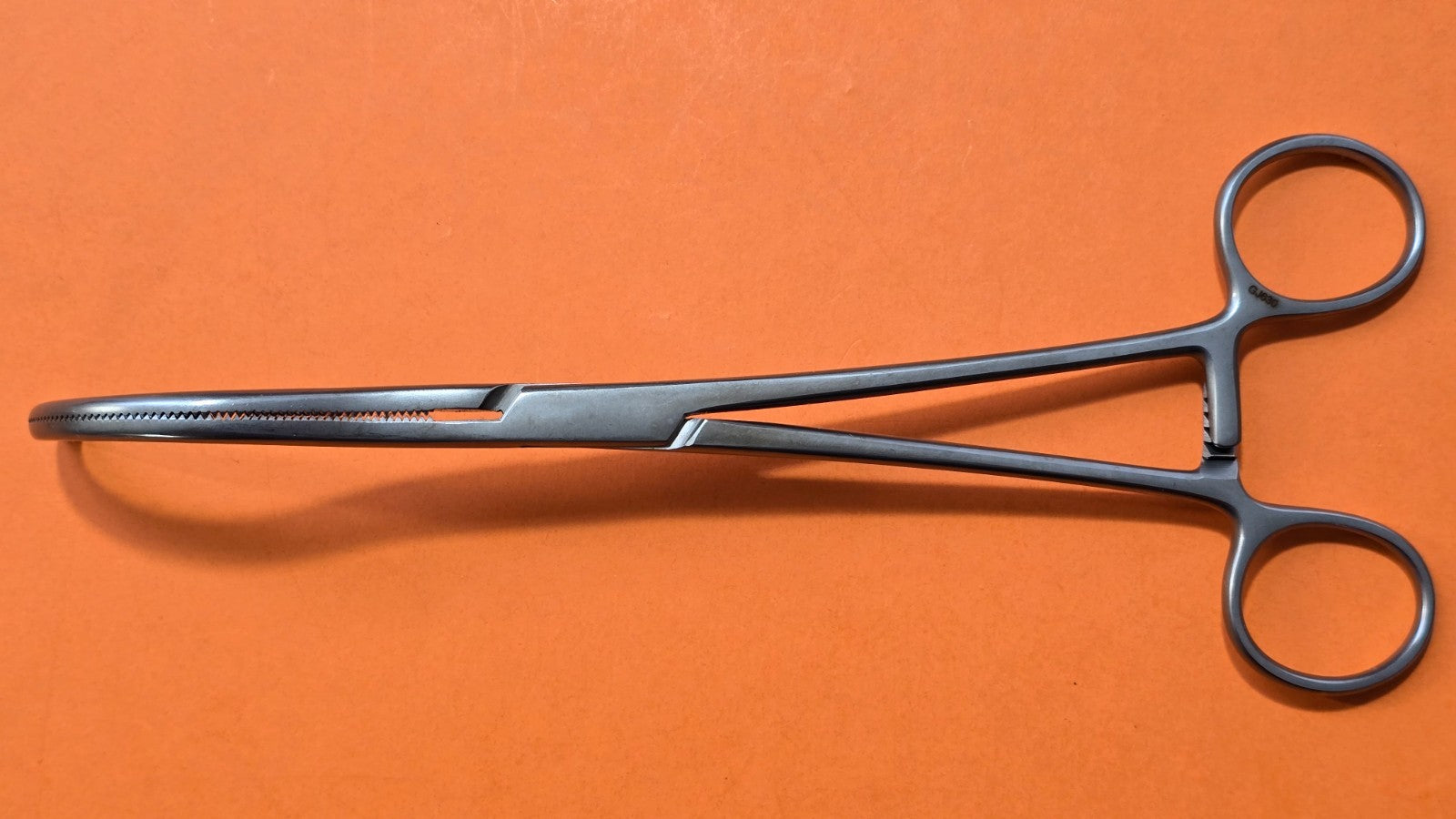 Jarit 475-500 Surgical Stille Vessel Clamp 8 3/4" Curved jaws