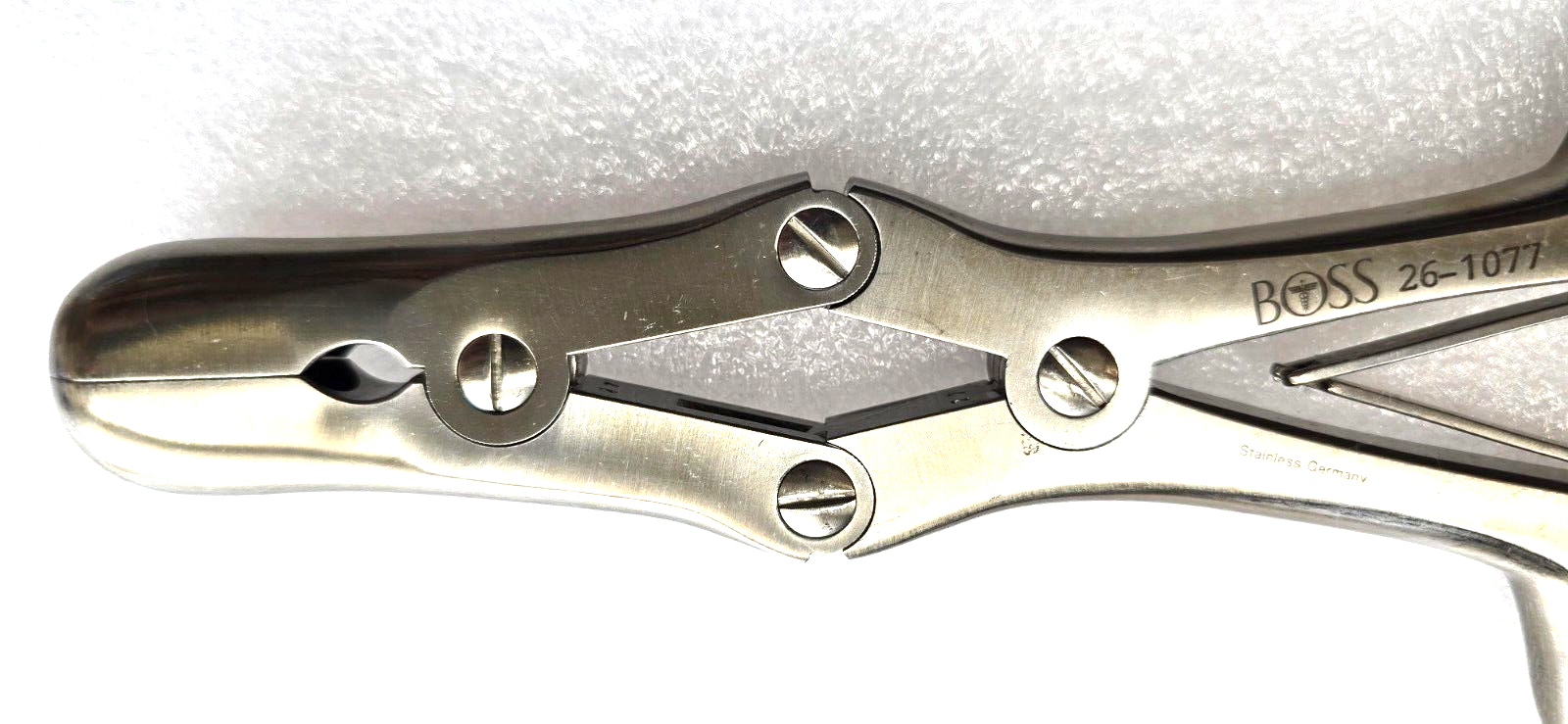 BOSS 26-1077 Surgical Stille-Luer Rongeurs 10" Straight Orthopedic Instruments