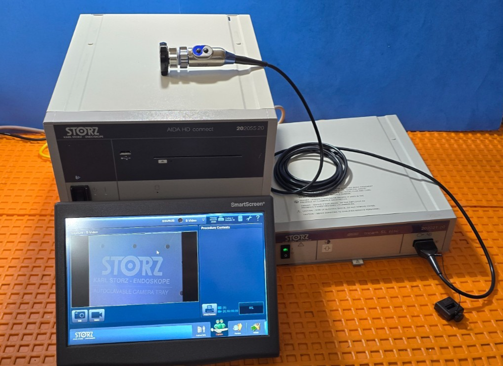 Karl Storz tricam 20221140 Camera, Processor 20222120, AIDA HD Connect 20205520