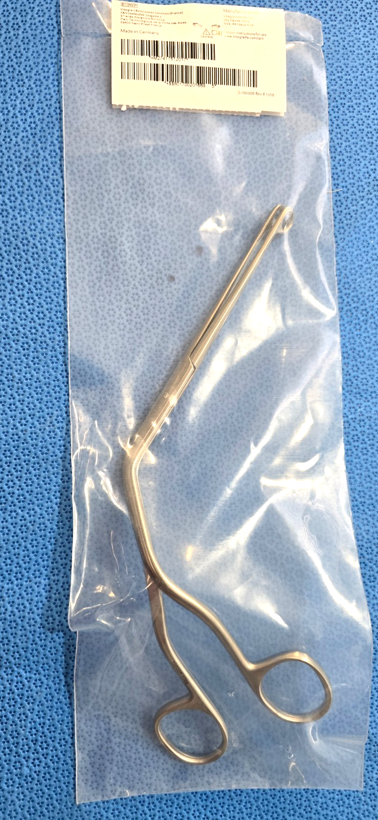 INTEGRA Jarit 175-120 Surgical MAGILL Forceps 9-3/4" Adult