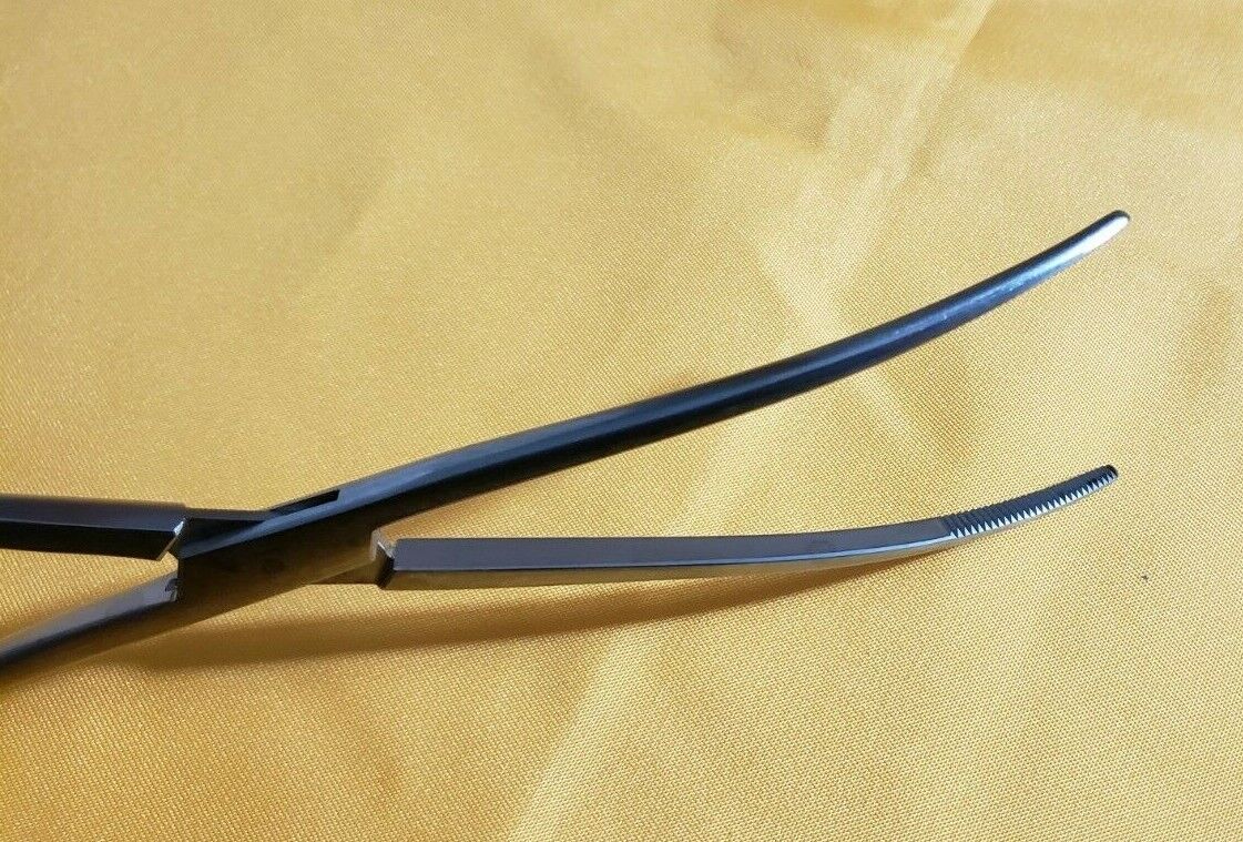 V. Mueller GL 600 Surgical Bozeman Uterine Dressing Forceps 10" Double Curved