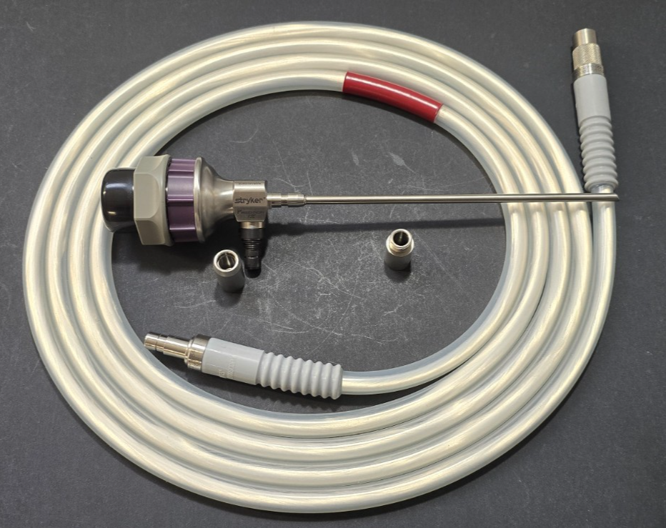 Stryker Arthroscope 4.0mm x 30° Precision IE C-Mount & Fiber Optic Cable