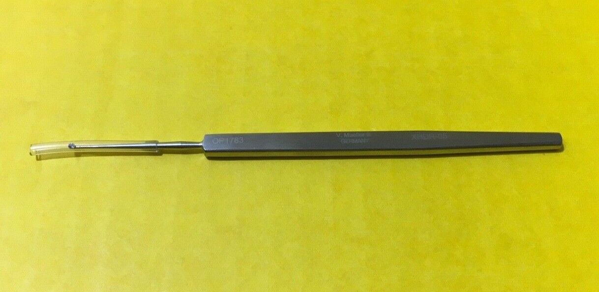 V. Mueller Chalazion Curette, 1.5mm Straight Round Cup REF: OP1783