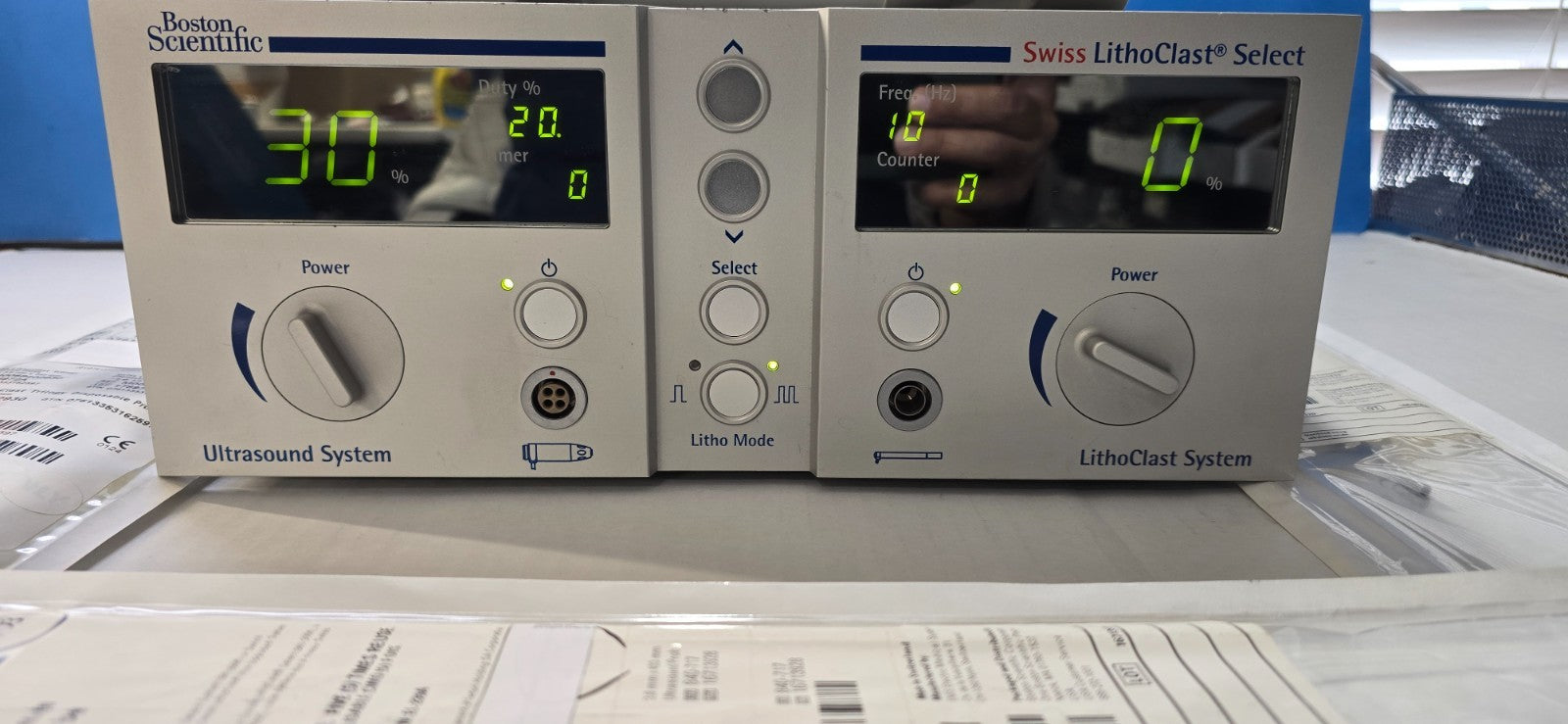 Boston Scientific Swiss Lithoclast Select W- Handpiece ,Foot Switch & Probes.