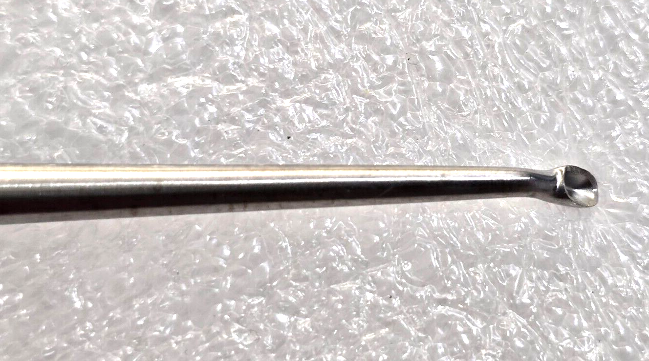 Ruggles RN1250 Surgical Neuro Spine Curette Size 3/0 Angle Down 12"