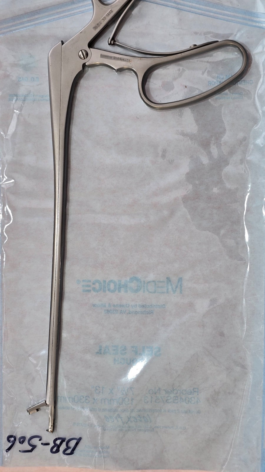 Miltex 30-144 Surgical Tischler Biopsy Punch 7mm x 3mm Bite 9.5" shaft