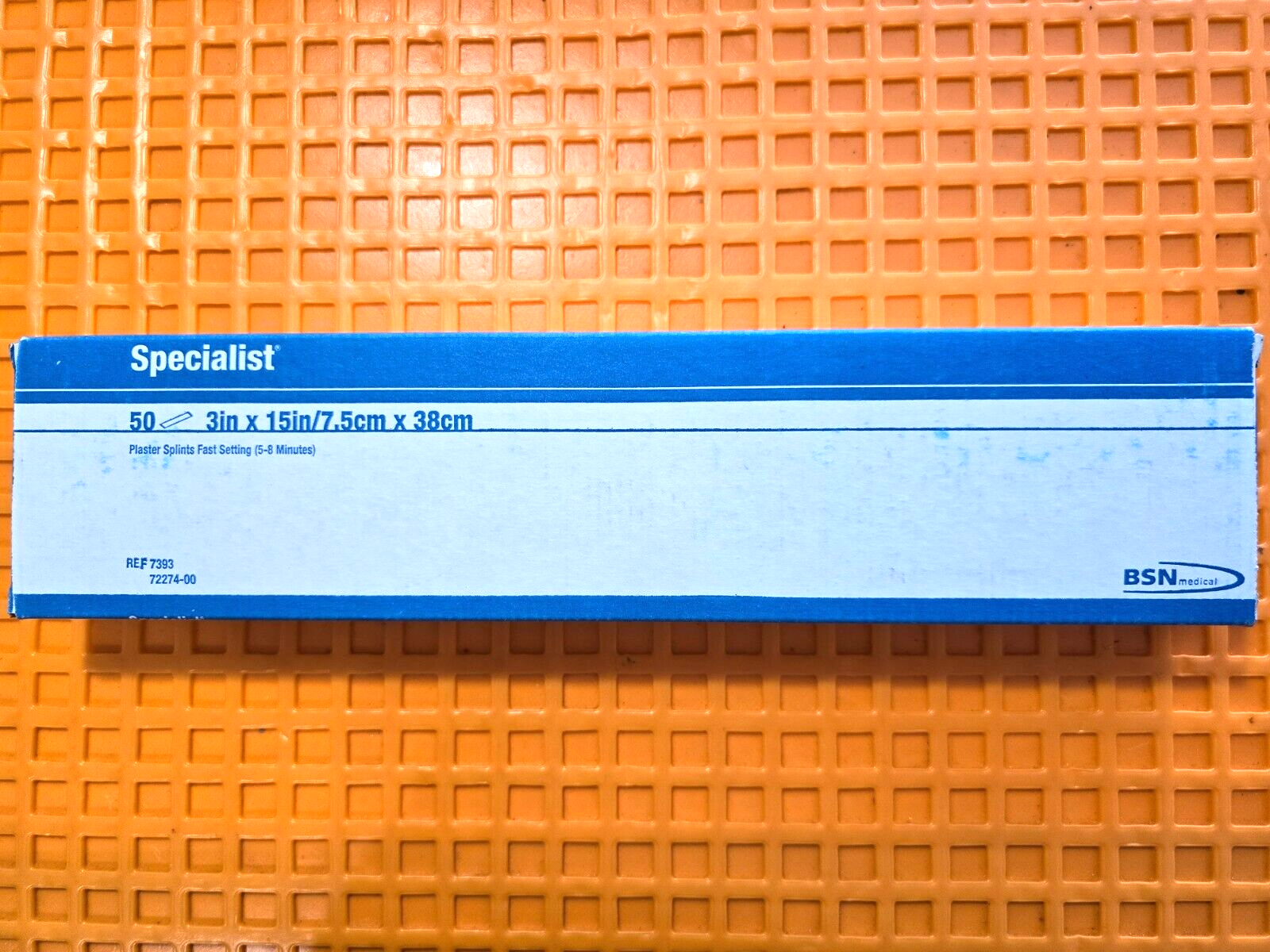 BSN Medical 7393 Plaster Splints 3in x 15in Fast Setting 5-8 Minutes