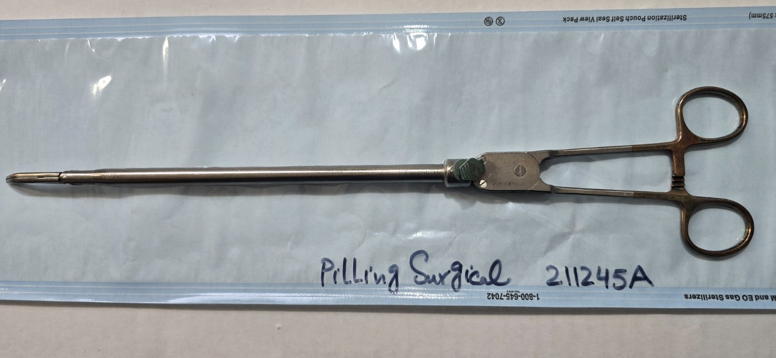 Pilling Surgical Landreneau Mixter Forceps Curved 30cm Ref: 211245A