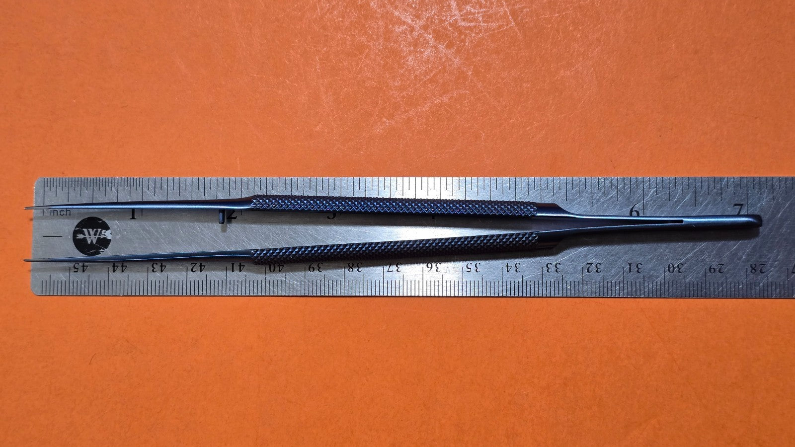 SCANLAN 3003-158 Surgical Titanium Micro Forceps 7" Straight Diamond Dust