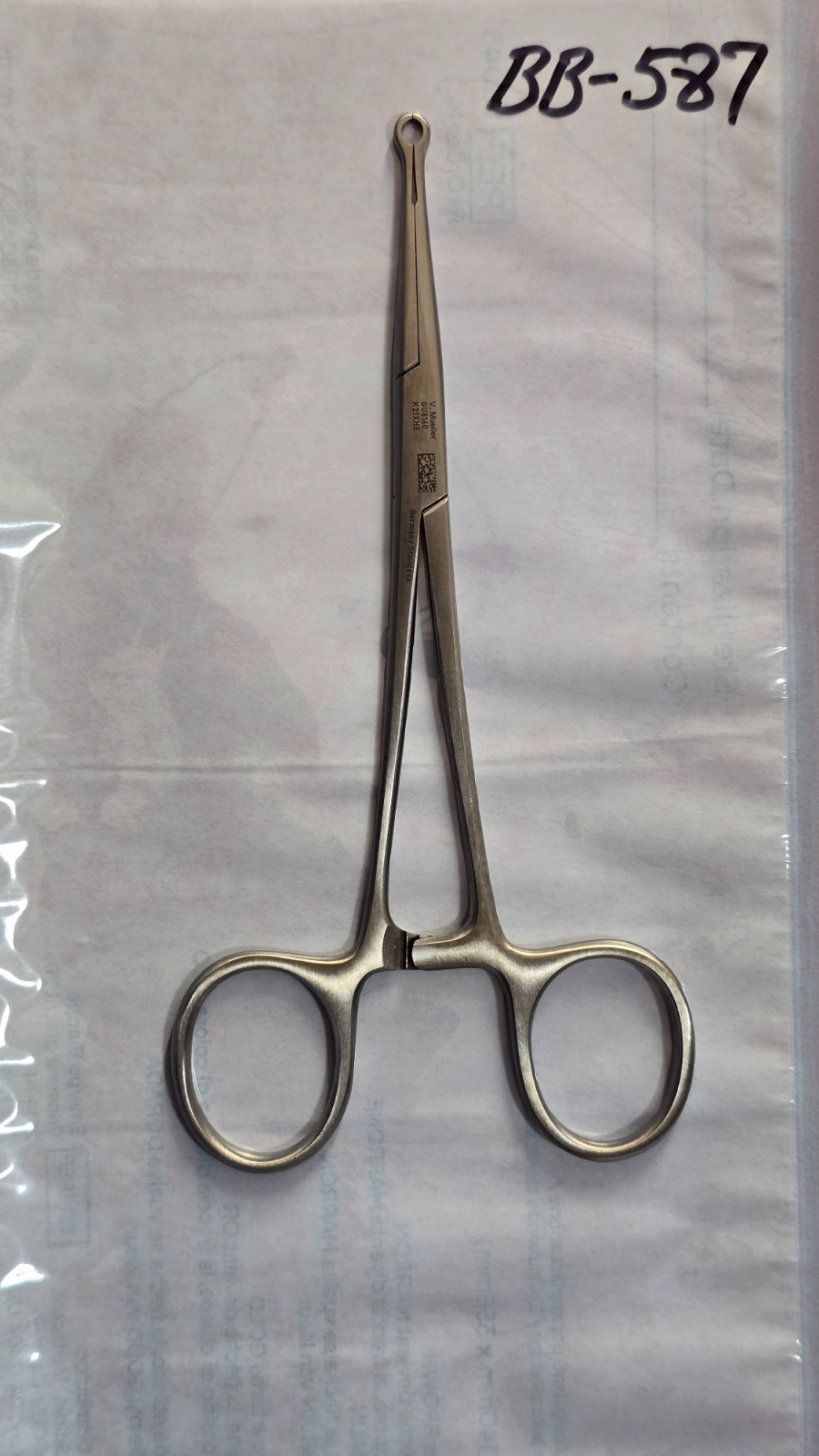 V.Mueller GU 8160 Surgical Vasectomy Ring Forceps 5.5" Surgical Instruments