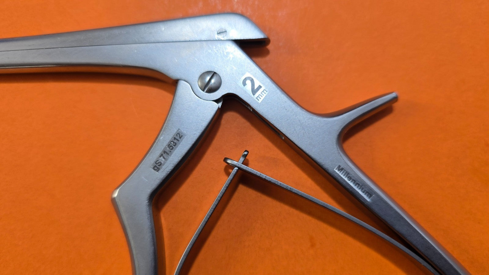 Millennium 71.5812 Surgical Orthopedic Kerrison Rongeur 2mm x 40 Degree 8"