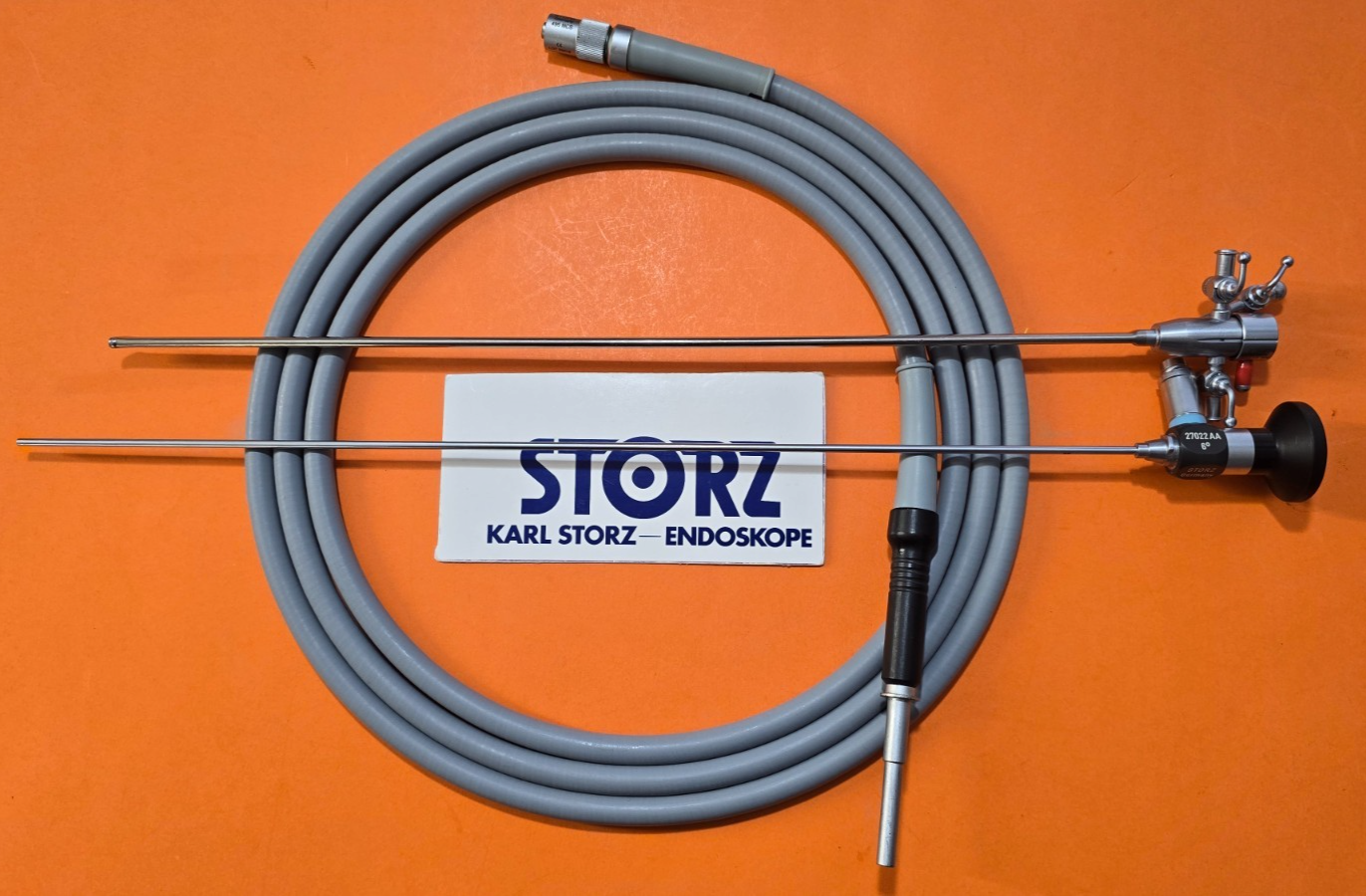 Karl Storz 27022AA Telescope 2.7mm x 6* x 36 cm, Sheath 27022BN, 495NCS Cable