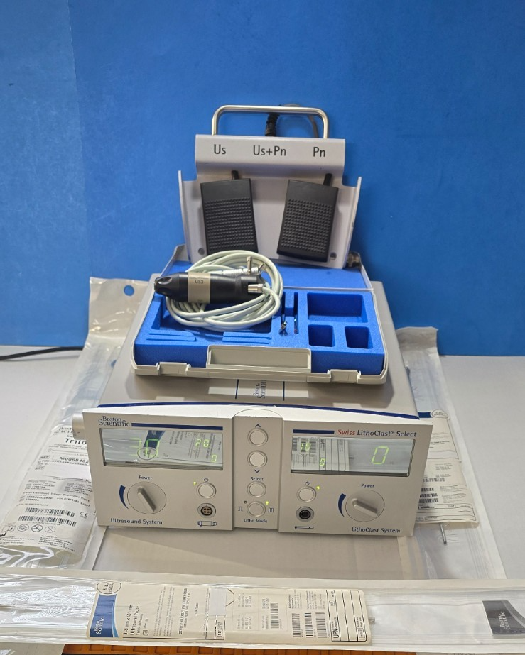 Boston Scientific Swiss Lithoclast Select W- Handpiece ,Foot Switch & Probes.
