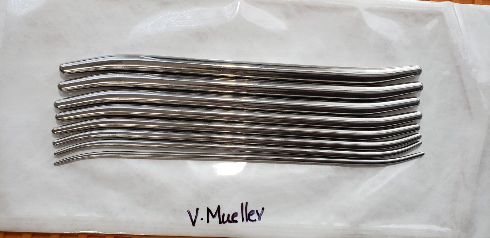 V.Mueller Surgical Pratt Dilators Set of 8Pcs (Germany)