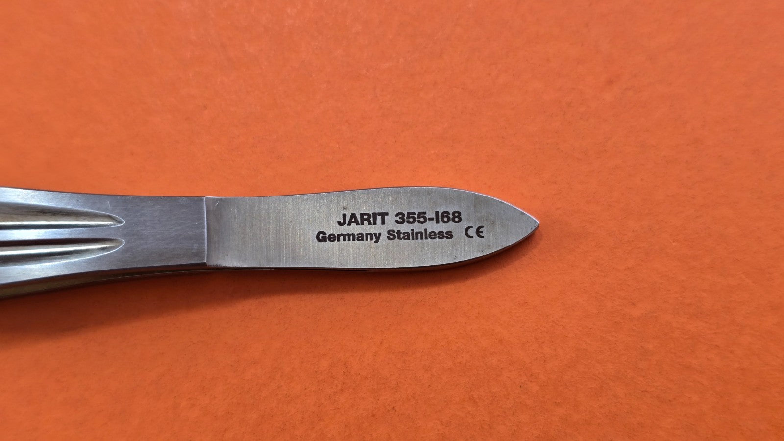 Jarit 355-168 Surgical Castroviejo Fixation Forceps 1x2 teeth straight