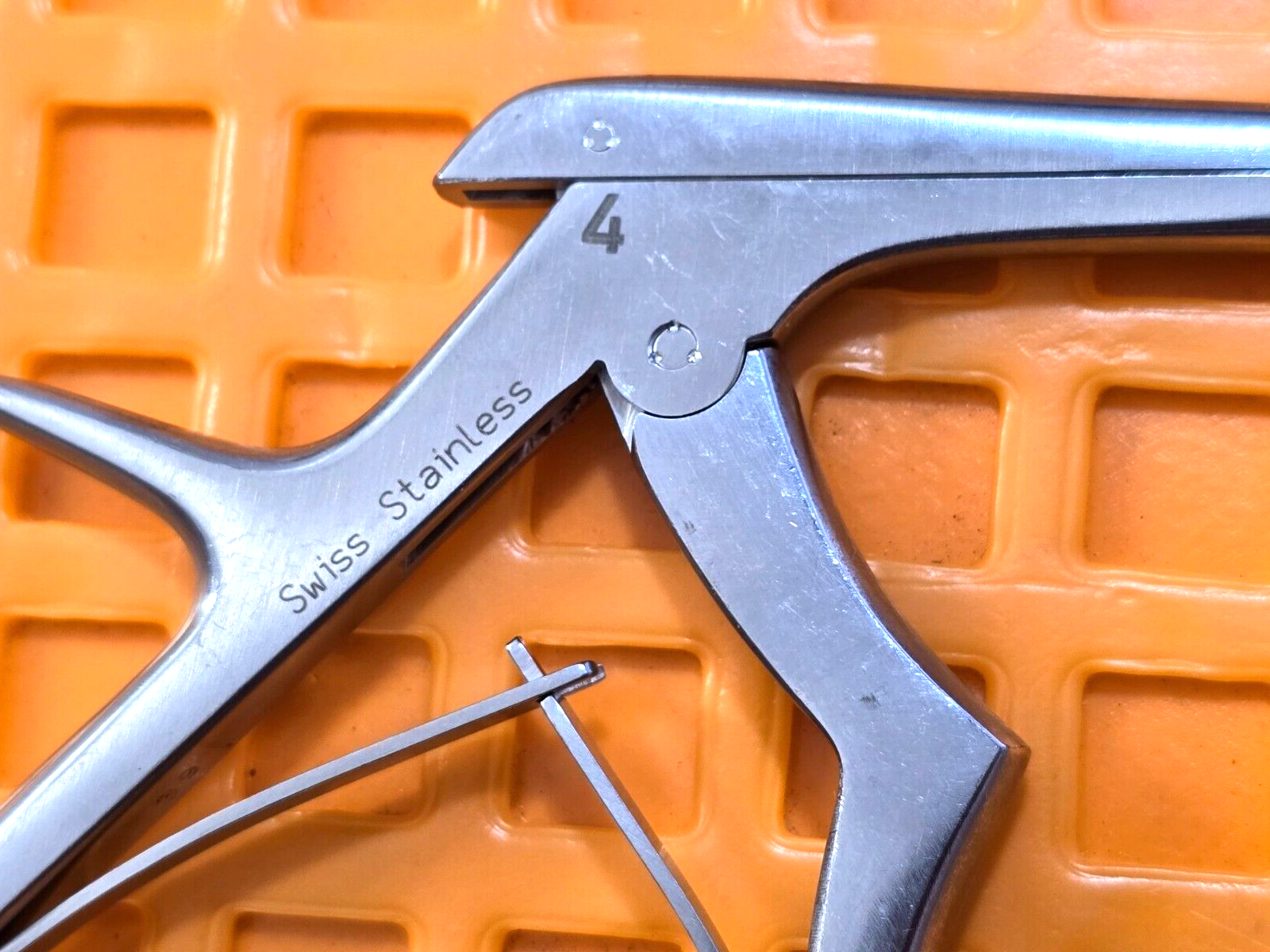 Zimmer Surgical Orthopedic Kerrison Rongeurs 4mm Up 40 Degree 13" Shaft
