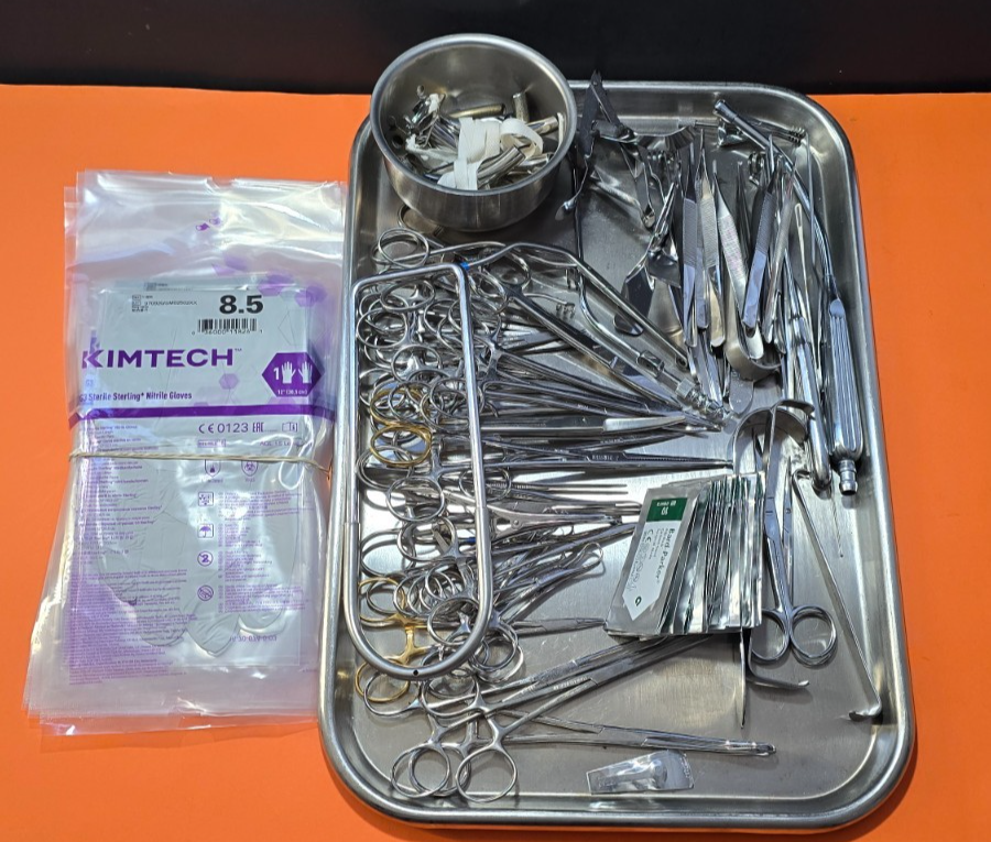 Aesculap, Pilling , Sklar, Jarit Surgical Tracheal Instruments Set with Tray #1